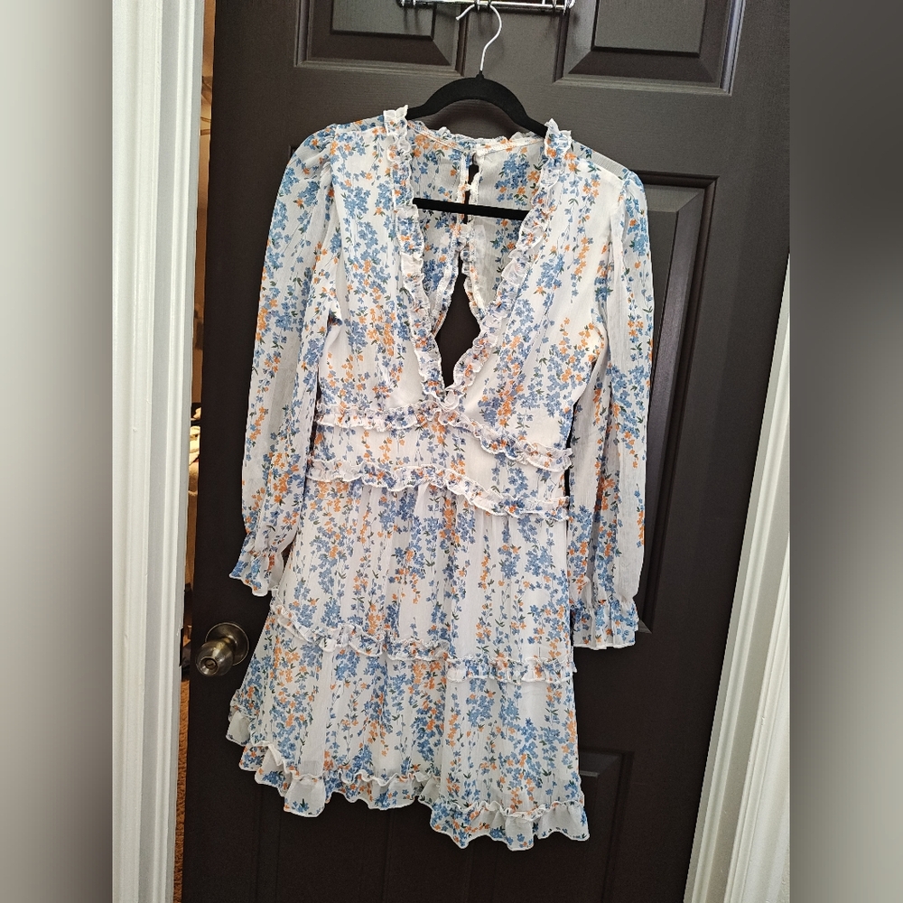 Floral Long Sleeve Dress